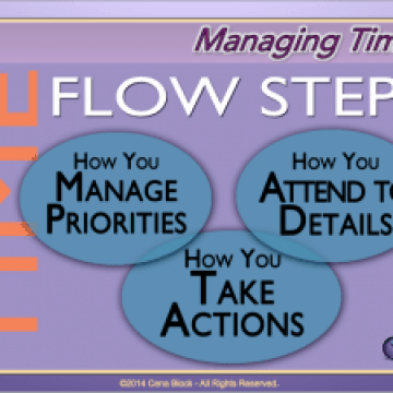 time and space style inventory TSSI flow steps to keep you productive in austin texas productivity specialist